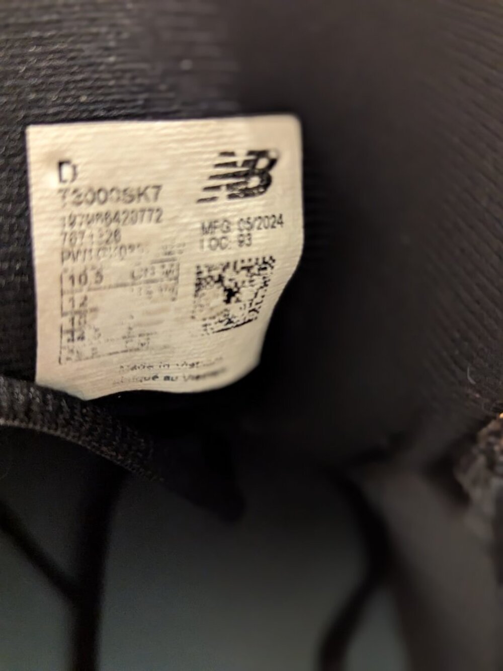 New Balance Turf Baseball Shoes men 10.5 black/white - Picture 2 of 8